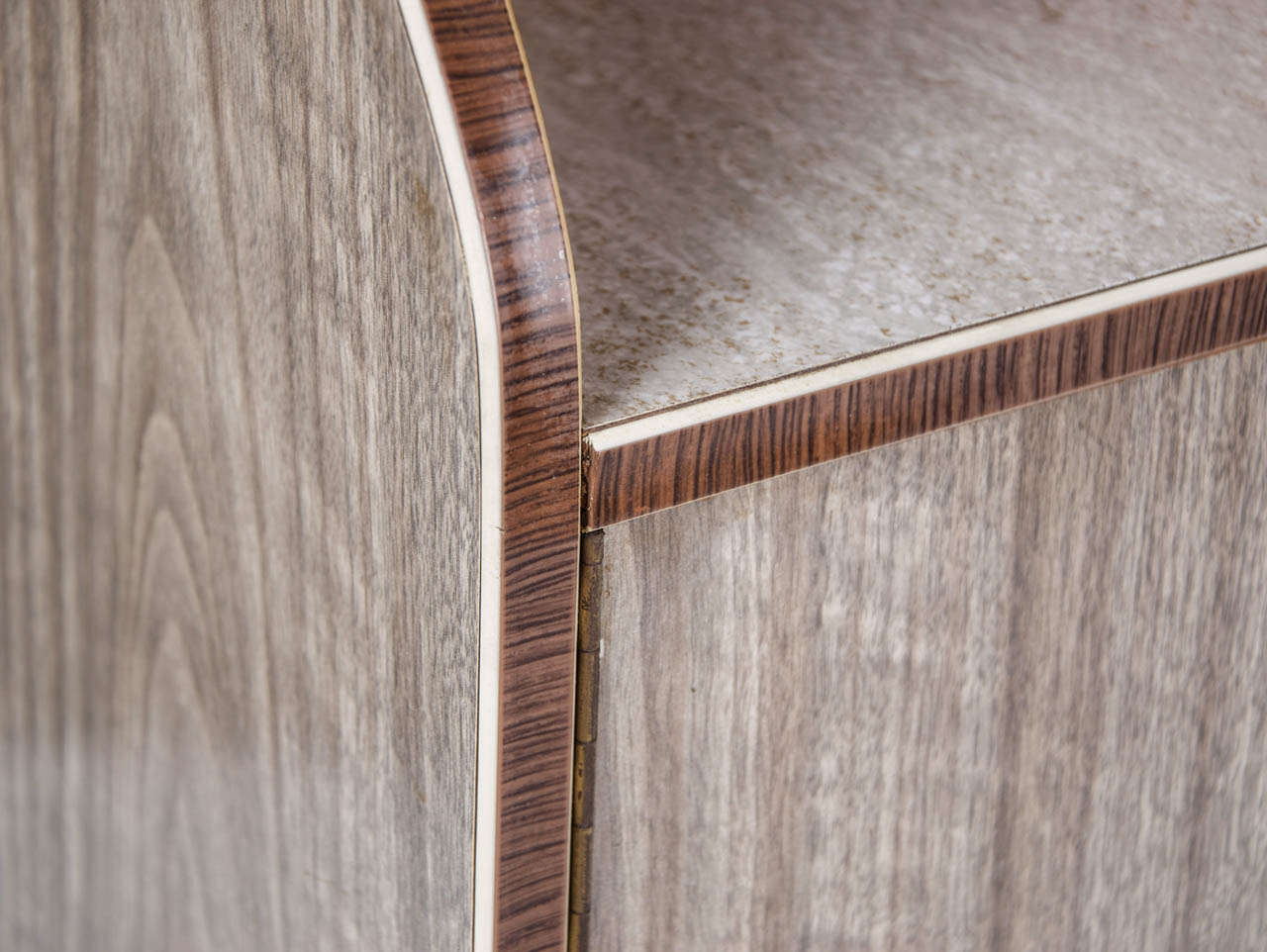 A Faux Wood Veneer Sideboard 2
