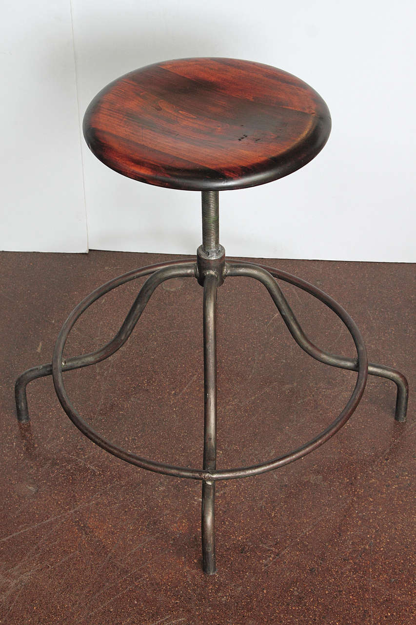 Industrial French Shop Stool