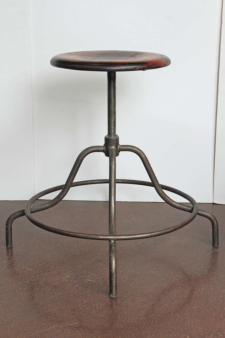 Industrial French Shop Stool 6
