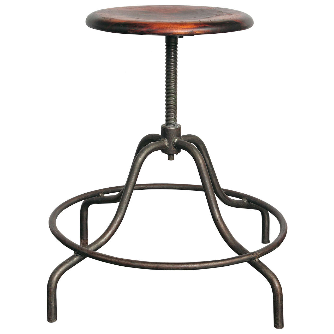 Industrial French Shop Stool