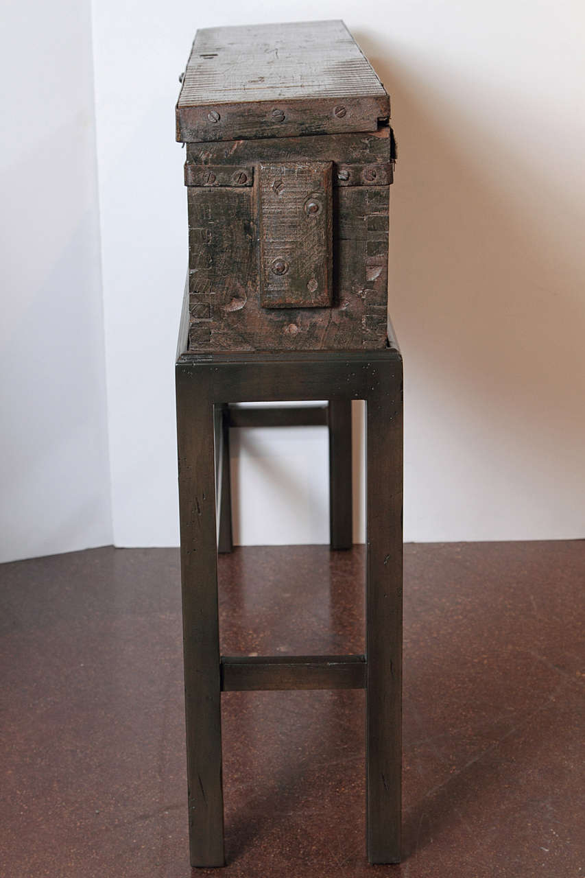 Anglo-Colonial Ammunition Box with Box Stand