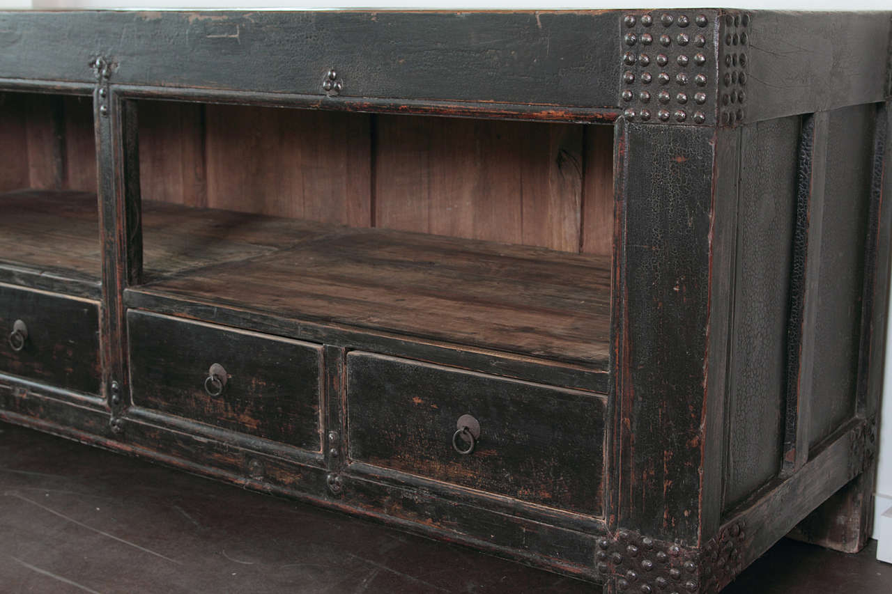 British Colonial Elm Open Front Server