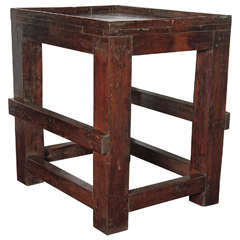 French Teak Craftsman
s Table