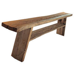 Wabi Sabi Primitive Elm Console