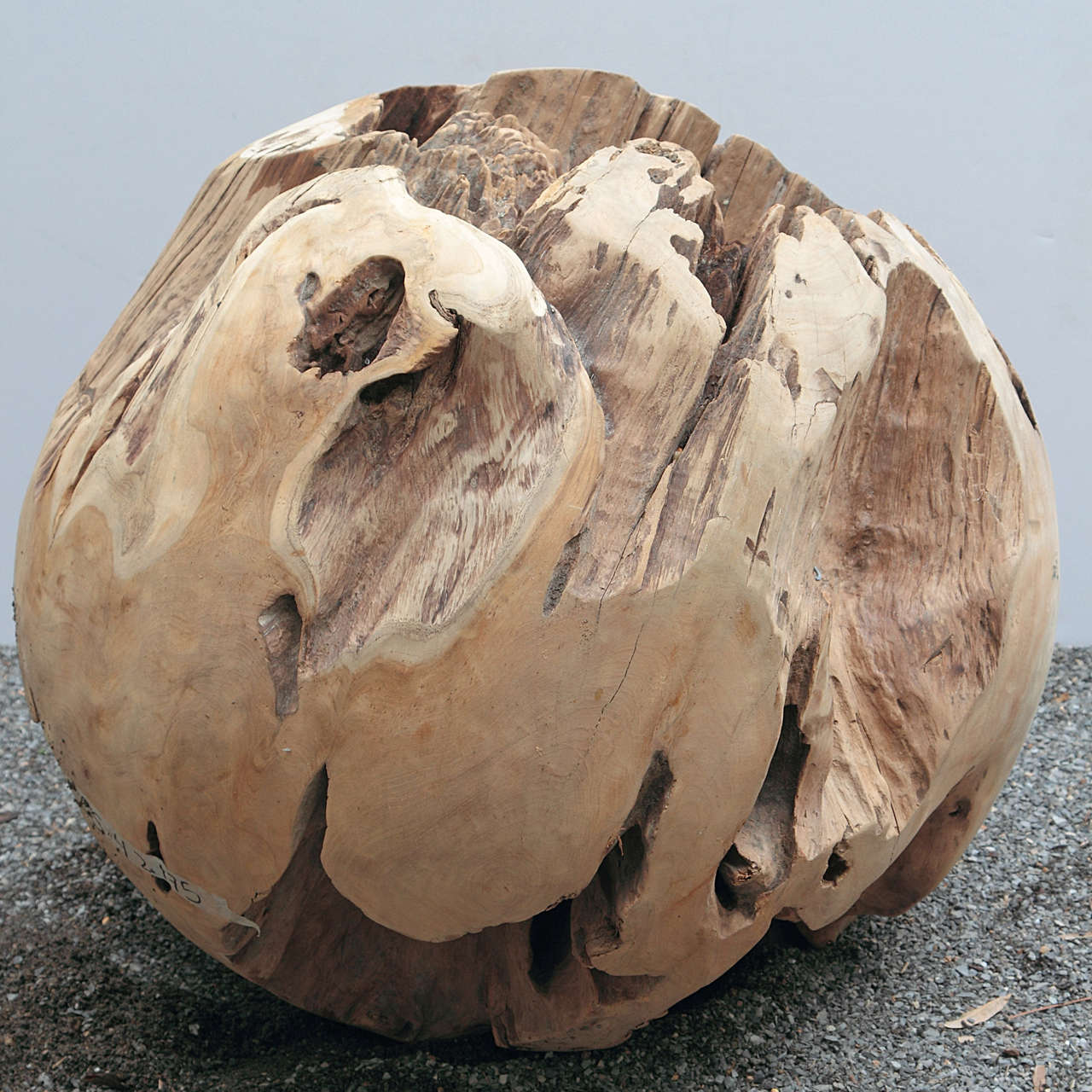 Large Teak Balls for Home Decor or Garden Accessories For 