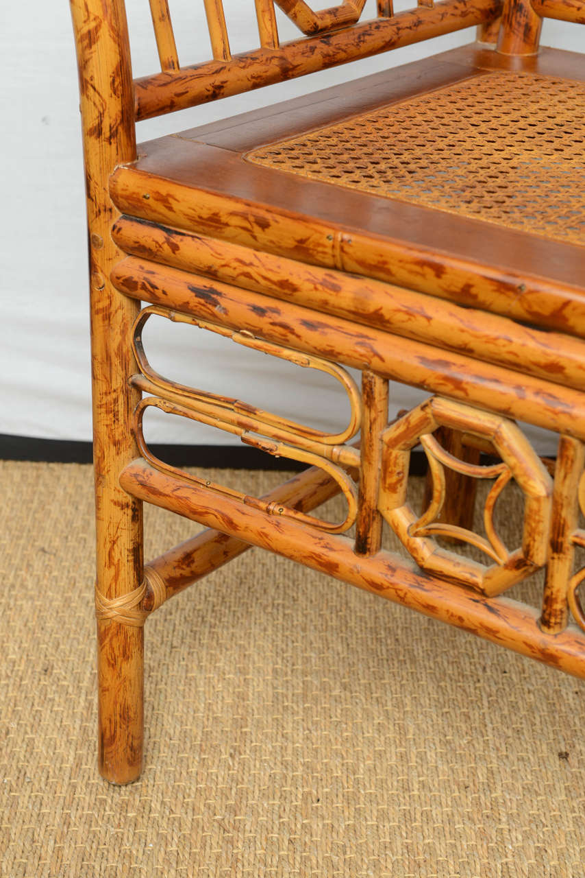 Fine English Bamboo Decorated Chair 6