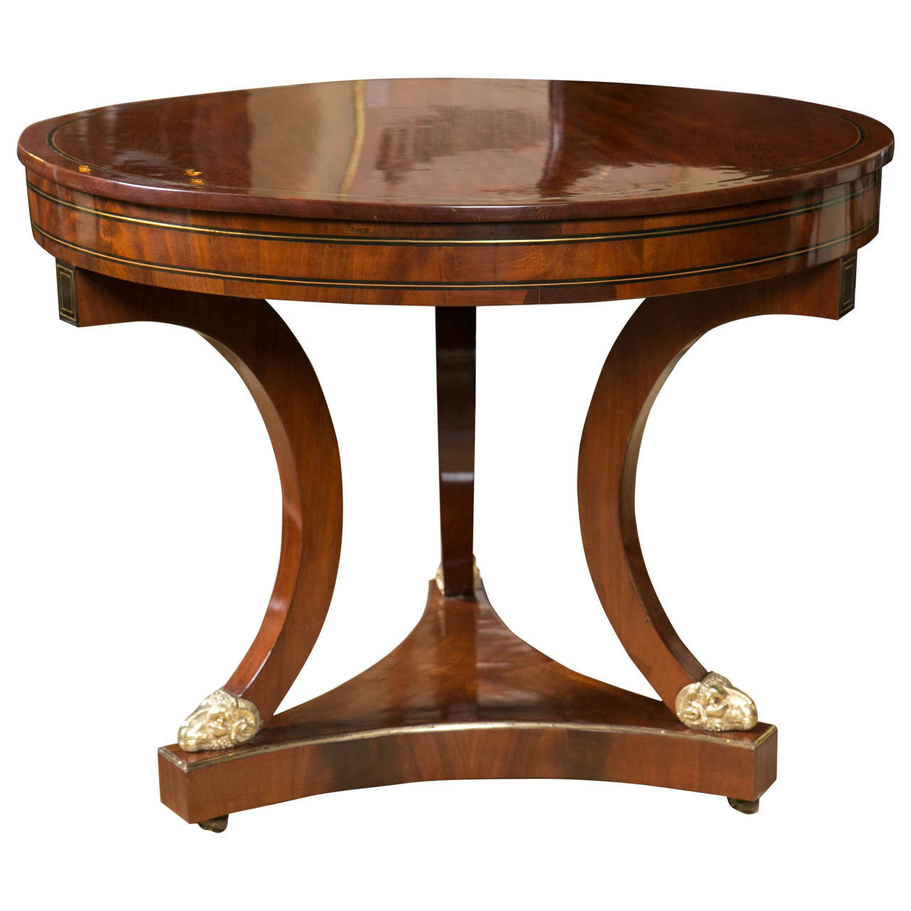 Mid-19th Century Mahogany Gueridon Table