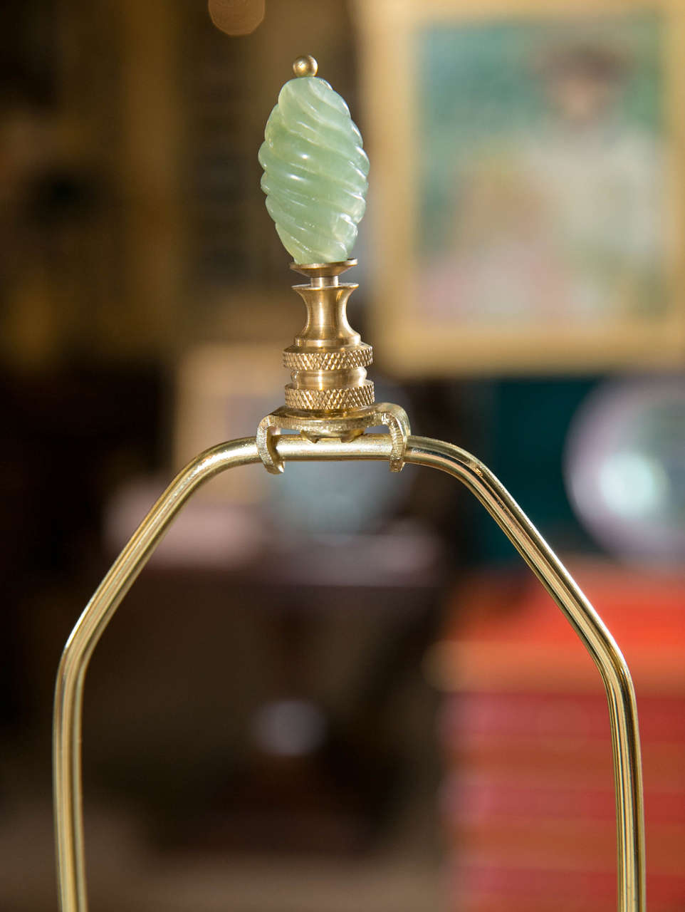 Steuben Vase, Turned Lamp 2