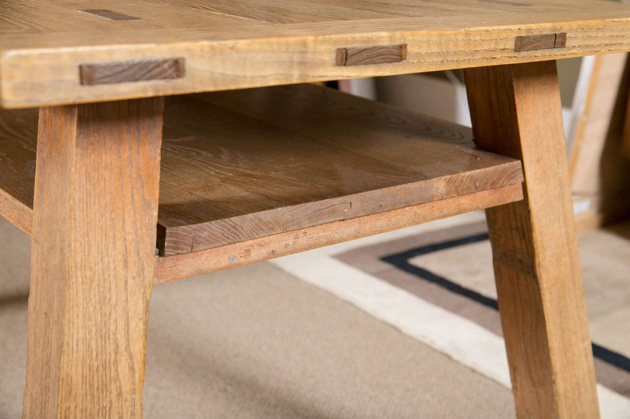 Elm Table by Stanley Webb Davies Elm Table by Stanley Webb Davies