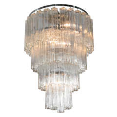 Murano Glass "Tronchi" Chandelier 6