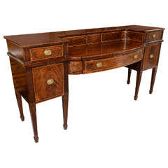 George III Mahogany Sideboard:  Early 19th Century