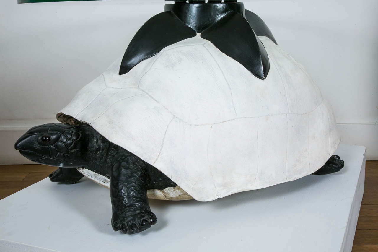 Tortoise Coffee Table with Glass Top, 1970-1980 by Anthony Redmile 3