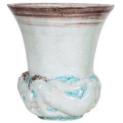 Stoneware "Twilight" Vase, 1930s by Edouard Cazaux
