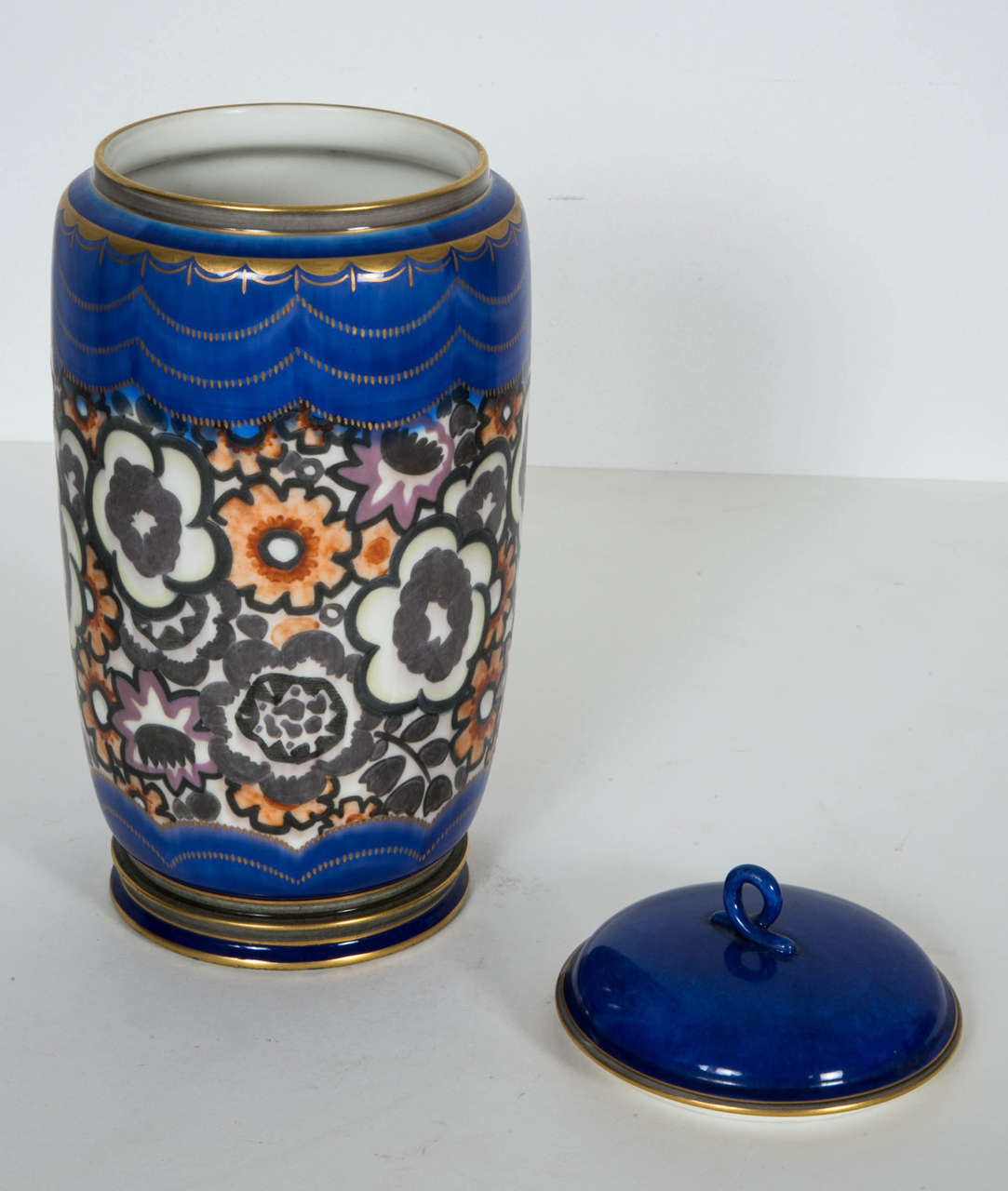 Enamelled Sevrees Porcelain Vase by Henri PATOUT, 1926 1