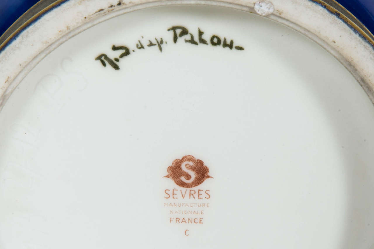 Enamelled Sevrees Porcelain Vase by Henri PATOUT, 1926 3