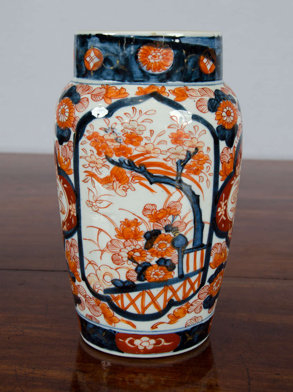 Pair of Japanese Imari Column Shaped Vases 2