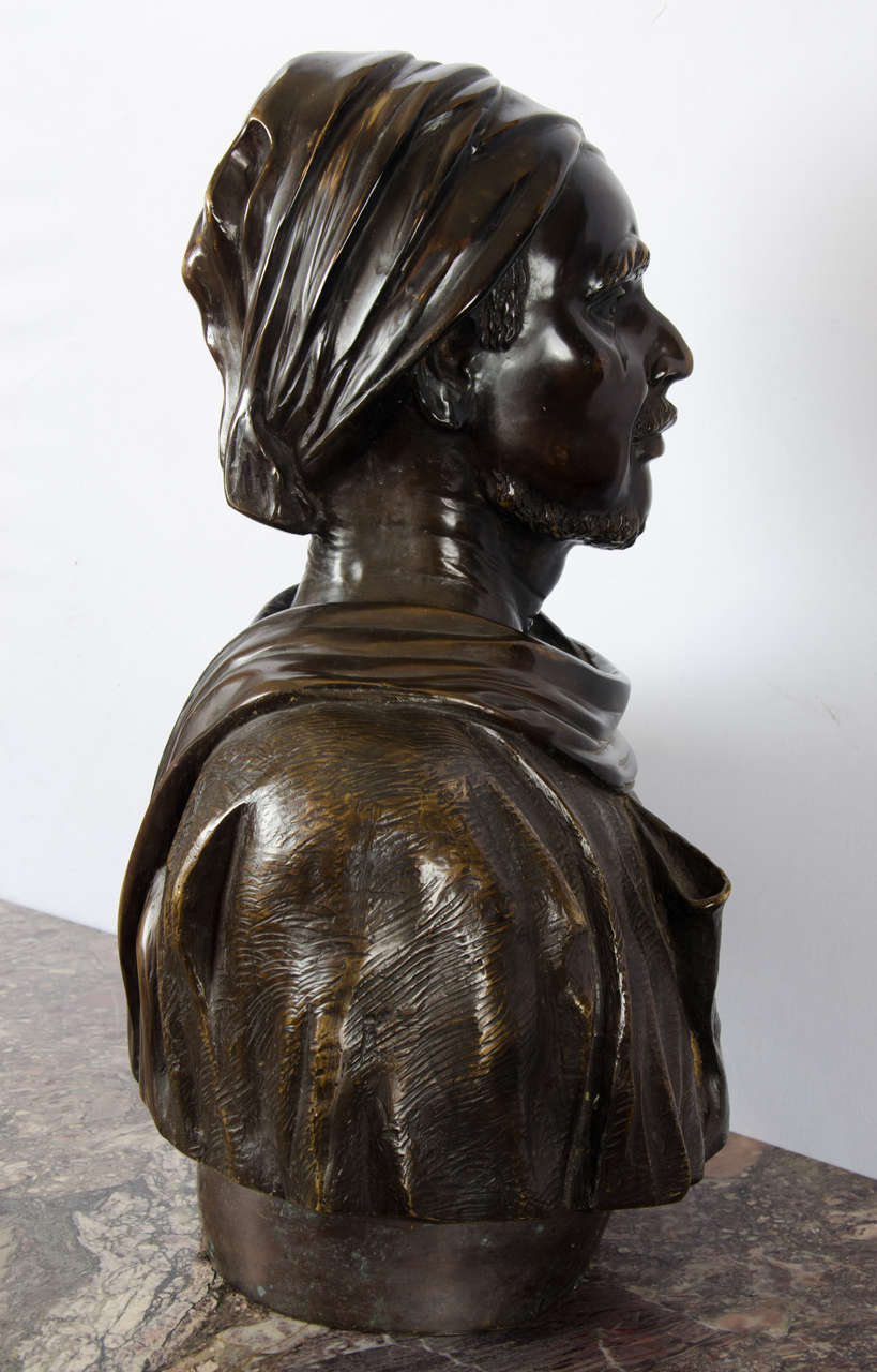 19th Century Bronze Bust 3