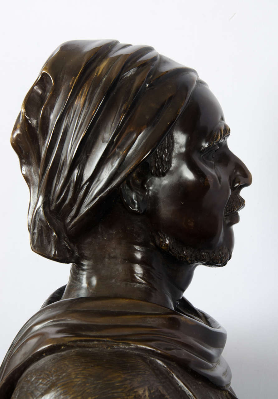 19th Century Bronze Bust 4