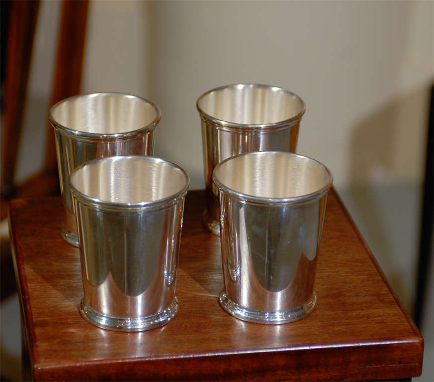 20th Century Sterling Silver Julep Cups