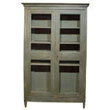 19th Century French Directoire Painted  Bookcase