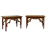Pair Swedish Console Tables