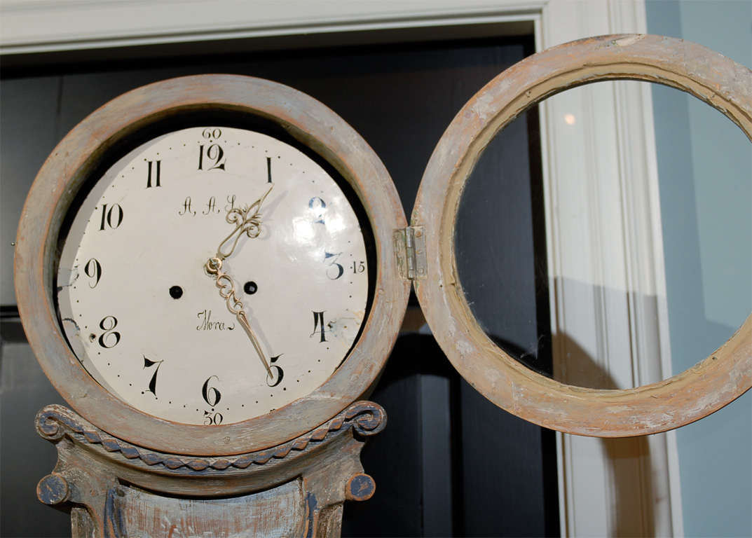 Swedish 19th Century Standing Floor Clock 2