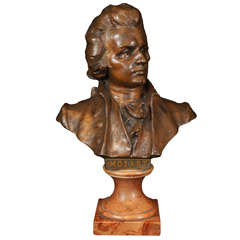 Bronze Bust of Mozart