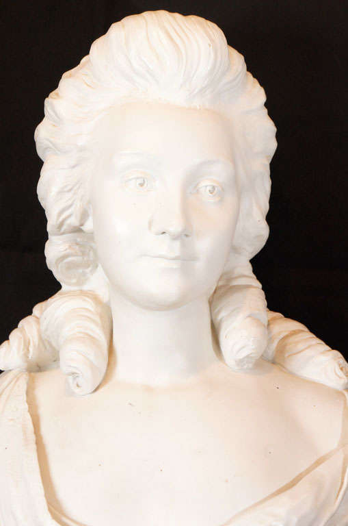 French Parian bust of a Lady 2