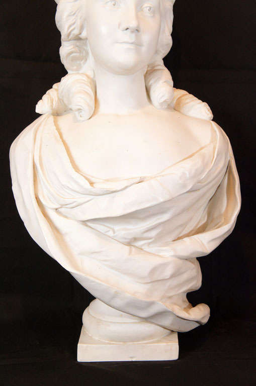 French Parian bust of a Lady 3