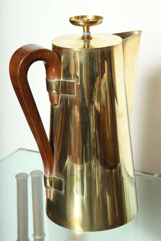 Tommi Parzinger Brass Coffee Pot, 1960s 4