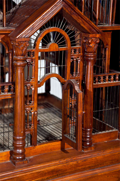 Victorian Style Two Piece Bird Cage at 1stdibs