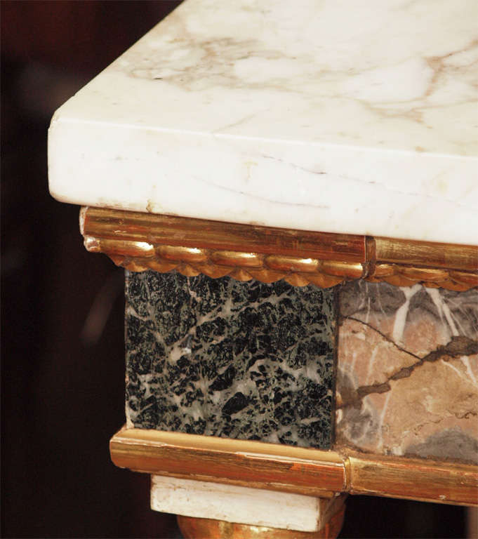 italian marble console tables