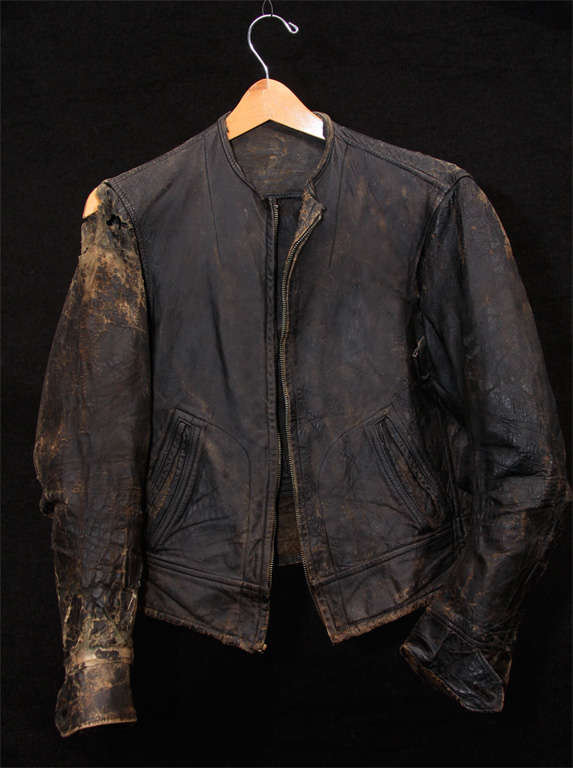 Mid-20th Century 1930's Motorcycle Jacket