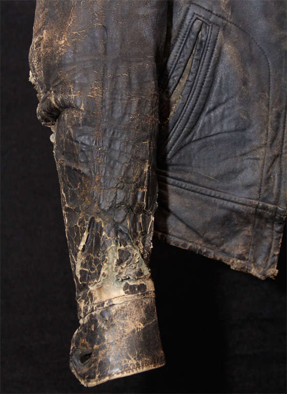 Leather 1930's Motorcycle Jacket