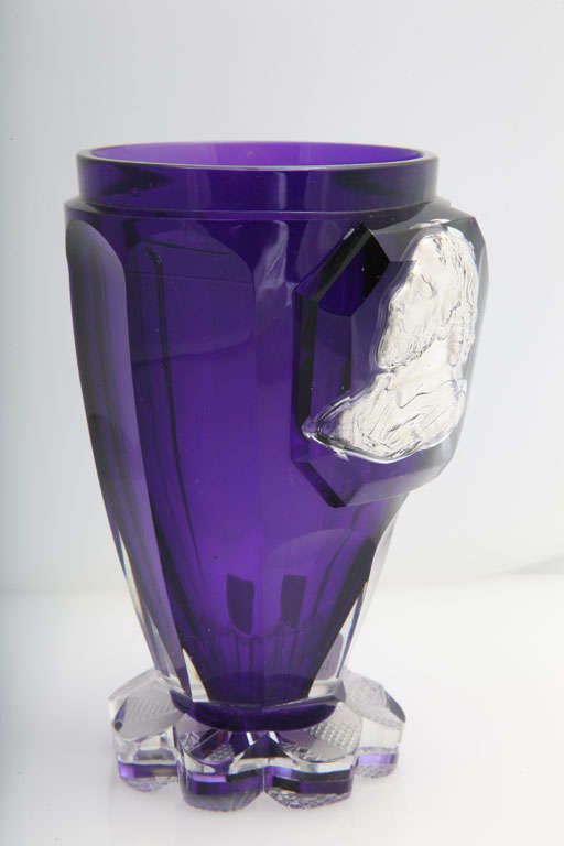 Rare John Ford Sulphide Vase In Excellent Condition In New York, NY