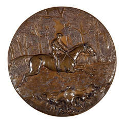 Bronze  Rondel "canter'