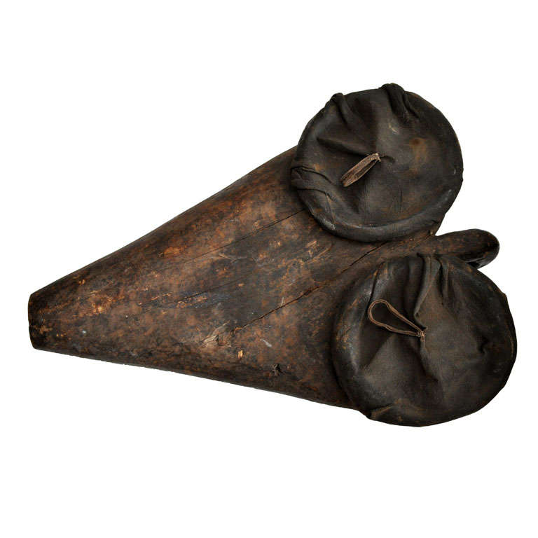 20th Century African Heart Shaped Wooden Bellows