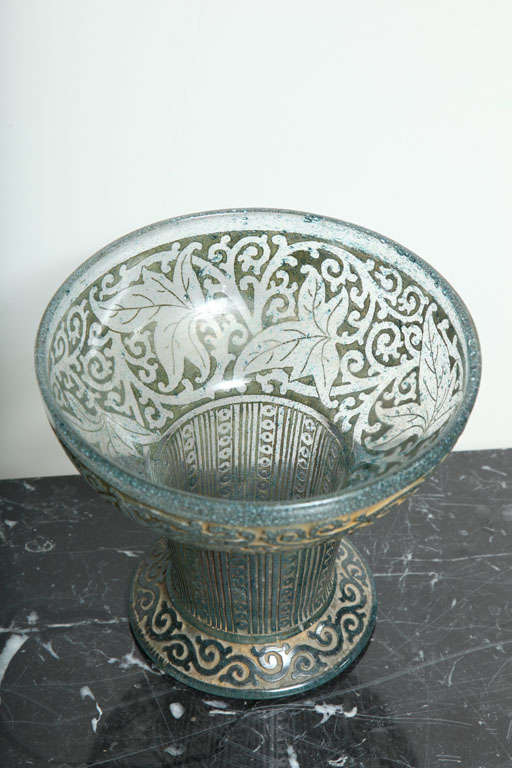 20th Century Exquisite Signed Daum Nancy Vase