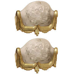Pair of Art Deco Wall Sconces by Sabino 7