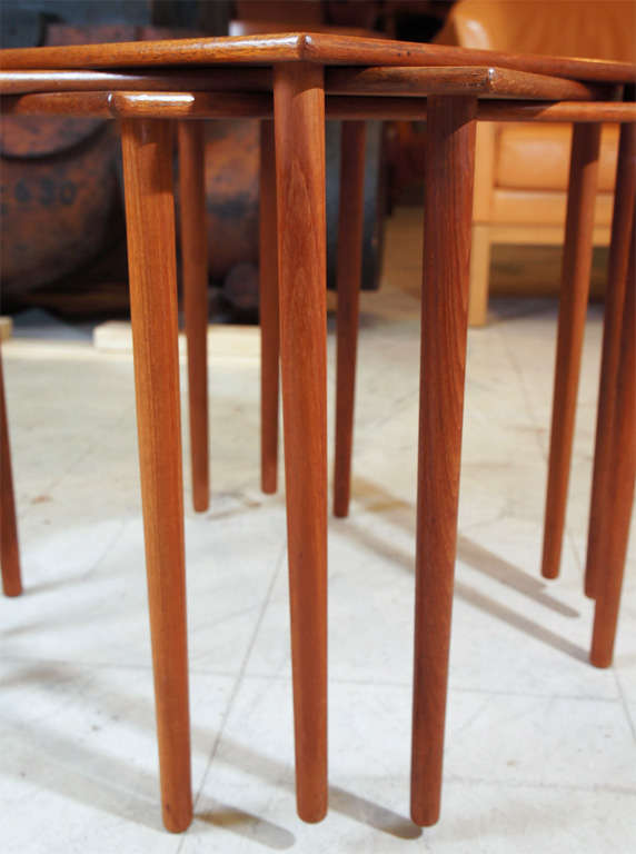 Three Teak Tables 1