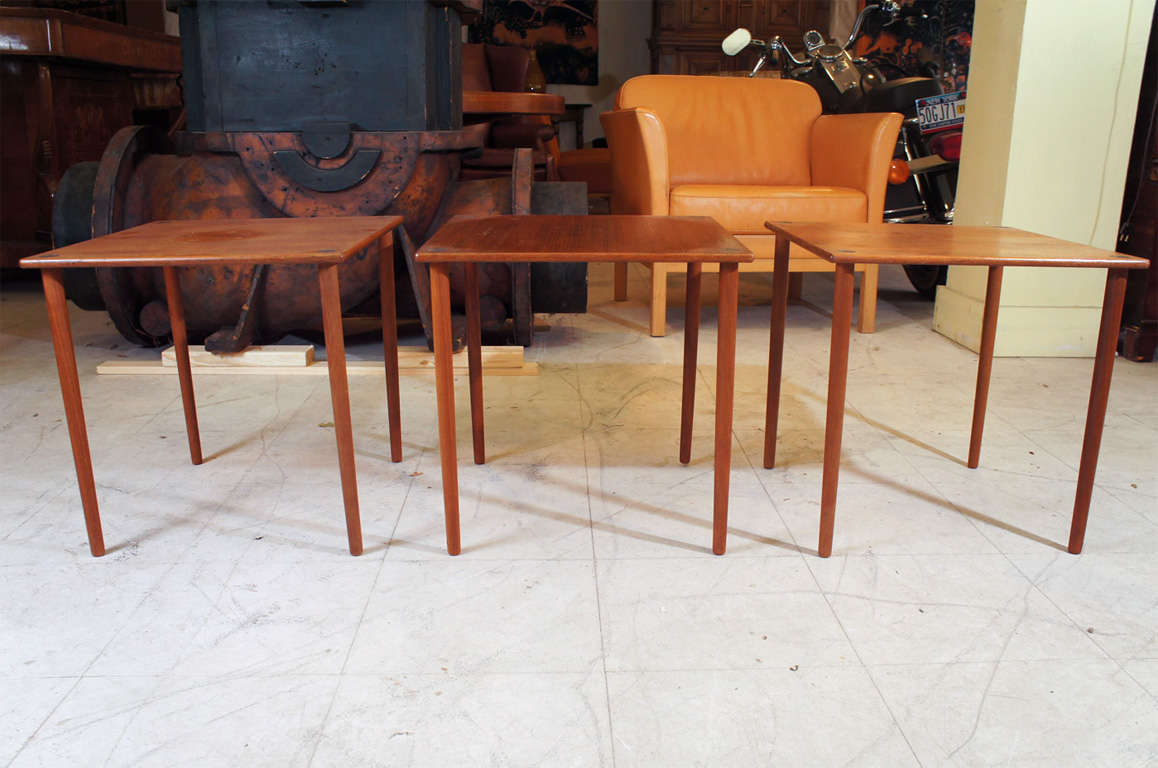 Three Teak Tables 2