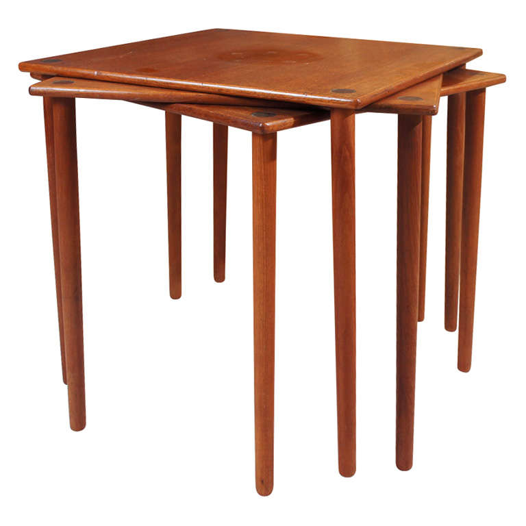 Three Teak Tables