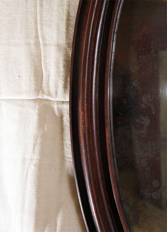 19th Century Victorian Oval Mirror