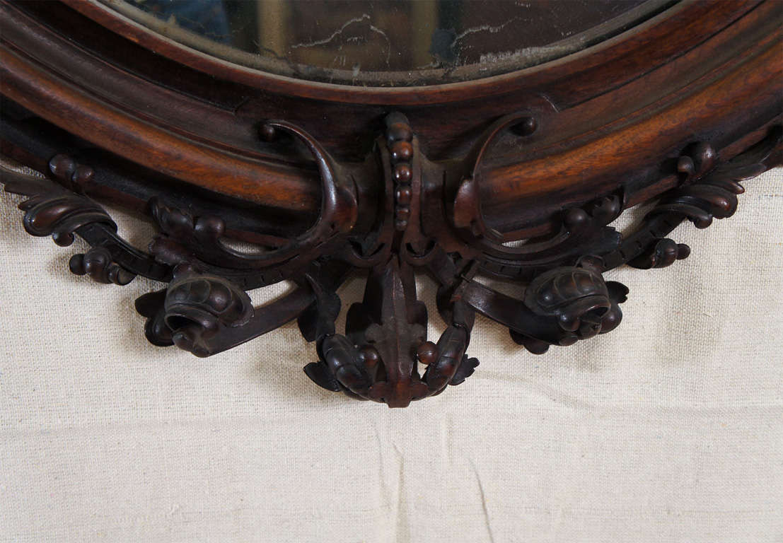 Victorian Oval Mirror 1