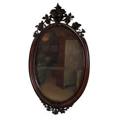 Victorian Oval Mirror