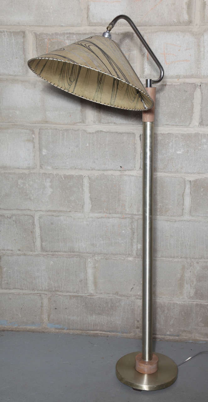 Spun Aluminum Floor Lamp