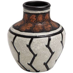 Stoneware vase by Charles Catteau