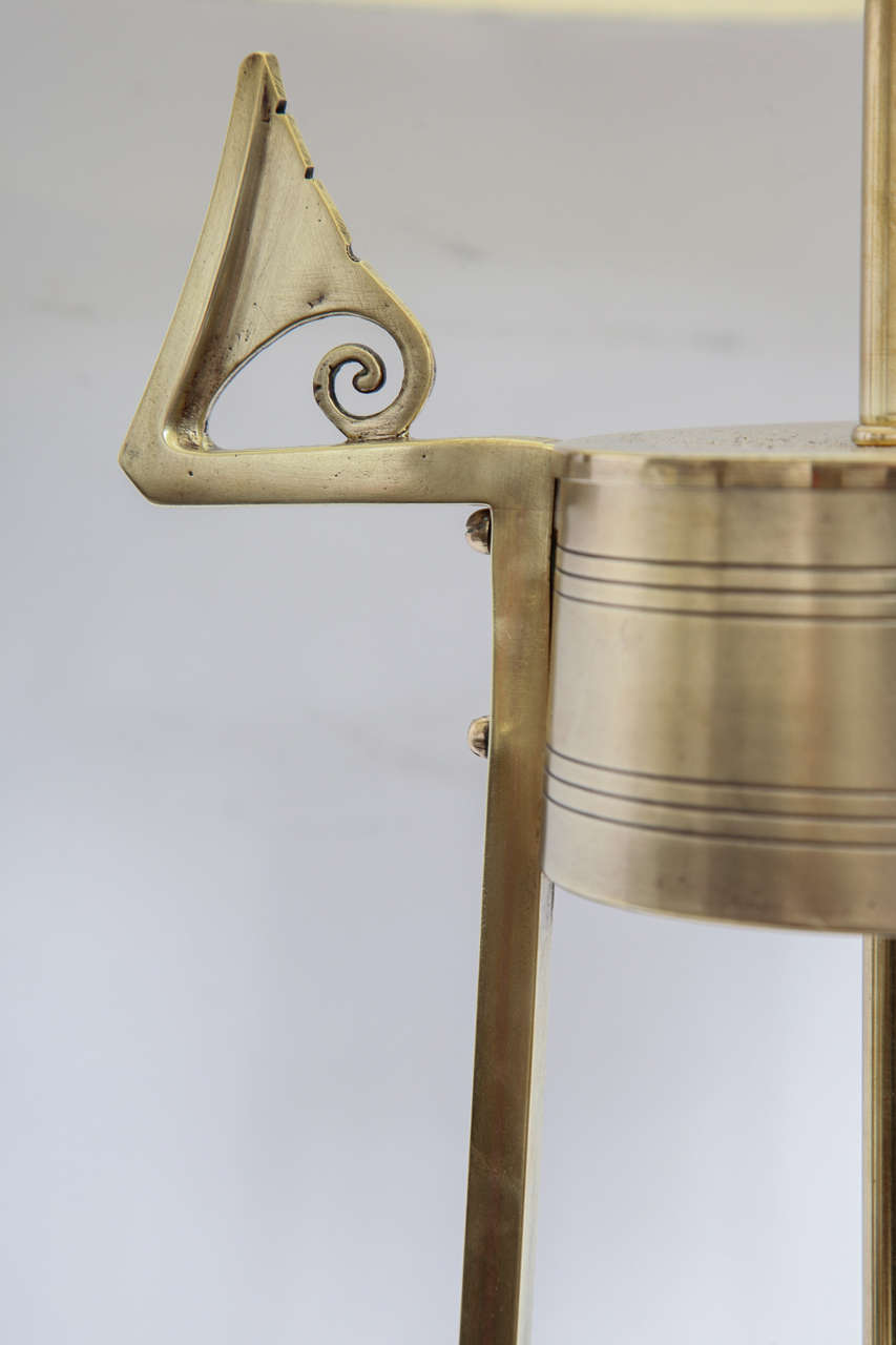 Table Lamp Jugendstil  brass Denmark 1900's im Angebot 2