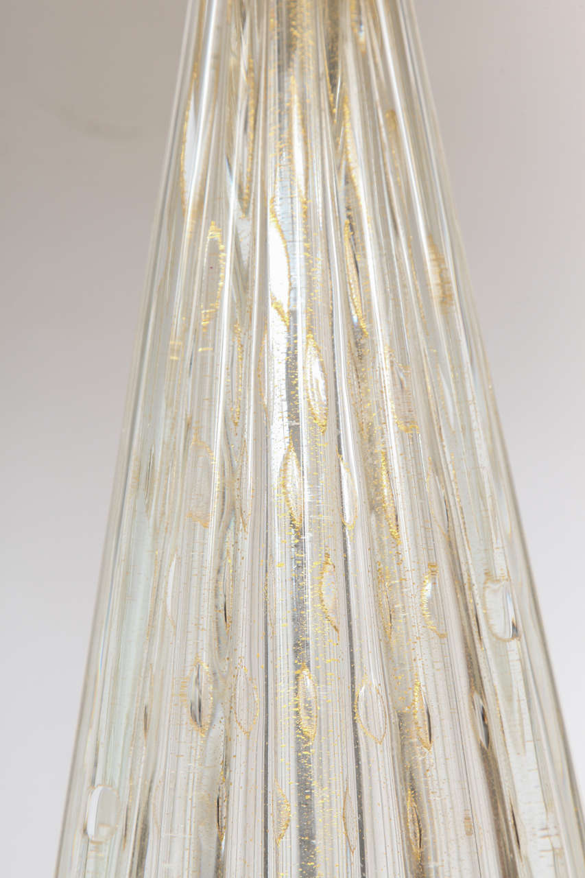 1950s Italian Art Glass Table Lamp by Barovier Toso 2