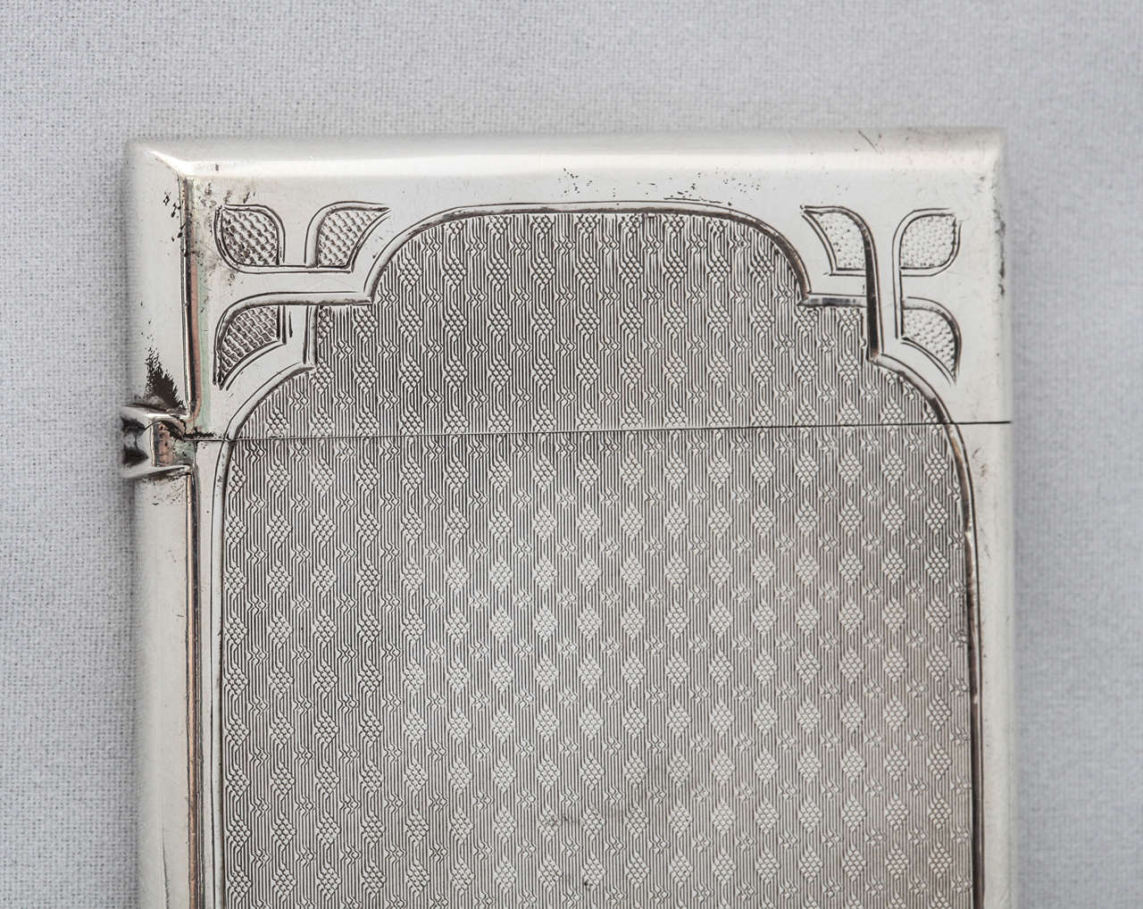 Estuche para tarjetas de visita American Coin Silver en venta 1